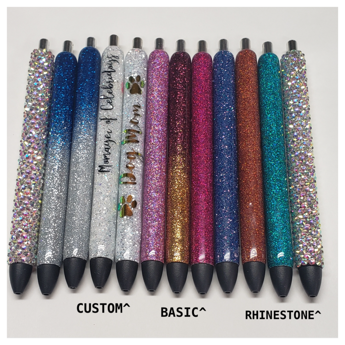 Custom Rhinestone Pens. Bling Pen. Custom Gel Pens.
